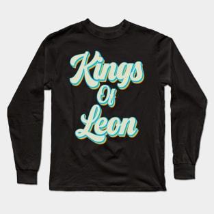 vintage color kings of leon Long Sleeve T-Shirt